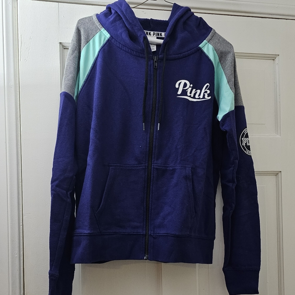 Pink Zip Up Hoodie